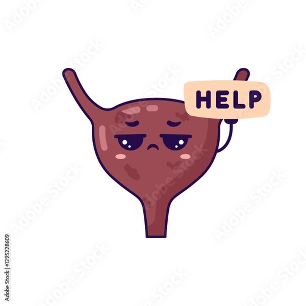 Fototapeta cute bladder