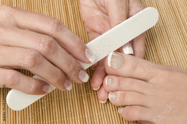 Fototapeta Pediküre