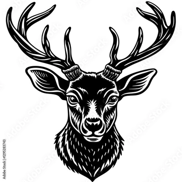 Fototapeta "Deer Silhouette Stock Vector Art - Premium Designs"