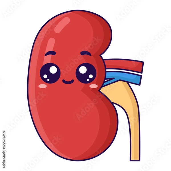 Obraz cute kidney organ