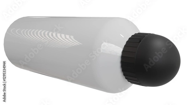 Obraz white aluminium bottle