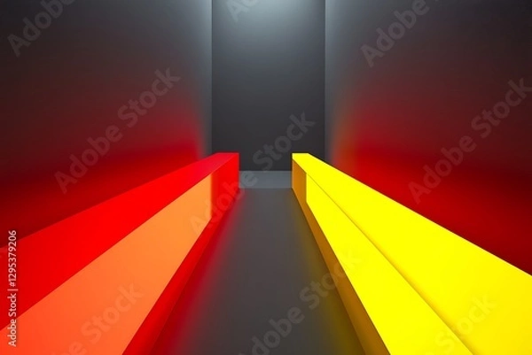 Fototapeta Vibrant Geometric Abstract Design