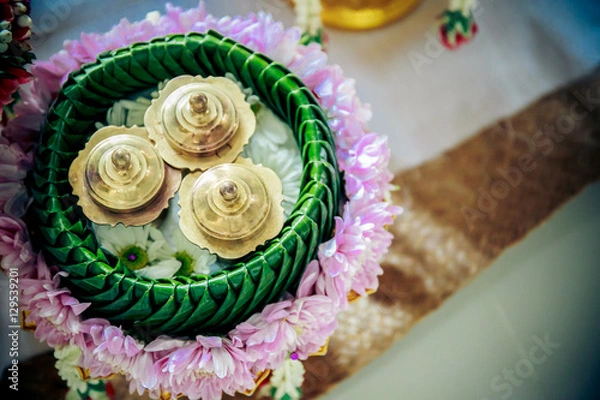 Obraz Decoration object and artifacts Traditional Wedding ceremony.
