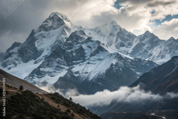 Obraz majestic mountain ranges