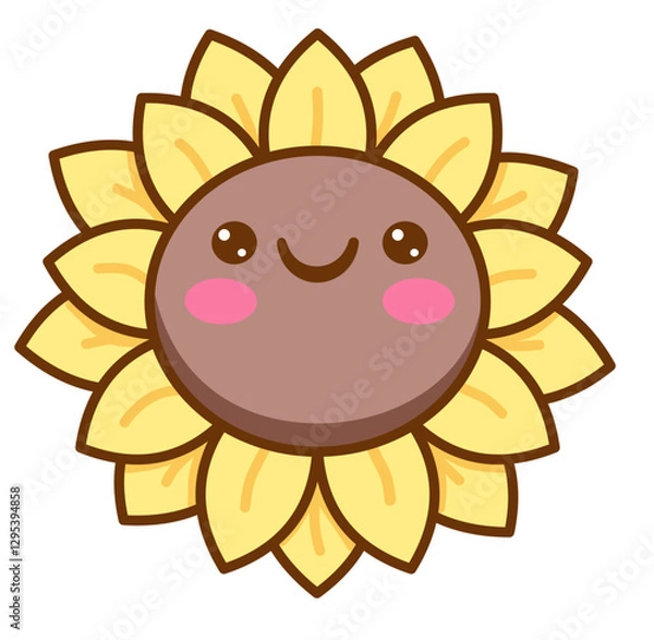 Fototapeta funny sunflower 