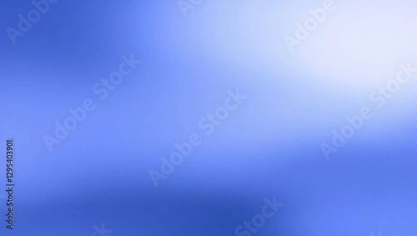 Obraz Cool Blue Gradient Background | Soft and Vibrant Ocean-Inspired Smooth Texture