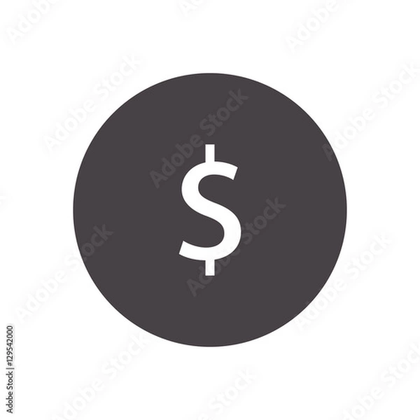 Obraz dollar sign vector icon