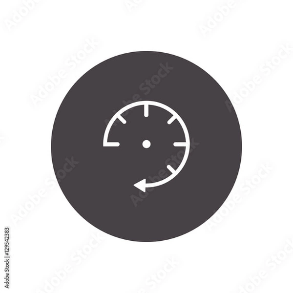Obraz clock icon vector
