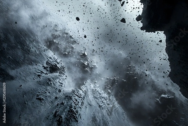 Obraz alien planet surface