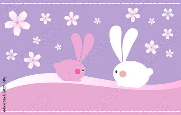 Fototapeta Easter Bunnies