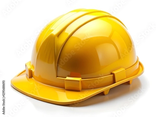 Fototapeta yellow hard hat