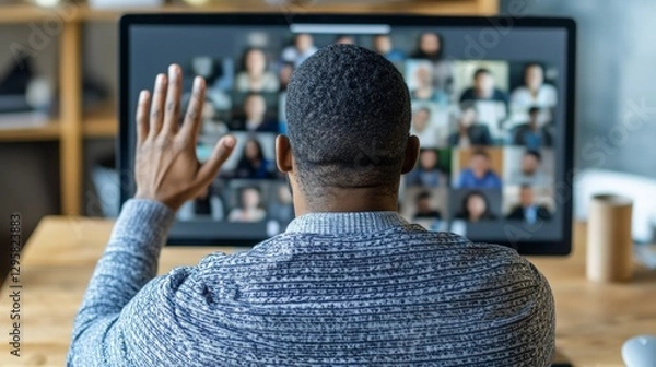 Obraz Engage in Seamless Virtual Meetings Discover the Power of Online Collaboration with Our State-of-the-Art Video Conferencing Platform for Enhanced Communication, Teamwork, and Productivity Experience