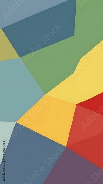 Obraz Minimal multicolored polygonal background