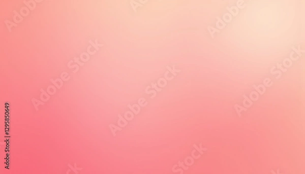 Fototapeta Soft gradient background in warm pink and peach tones, perfect for design