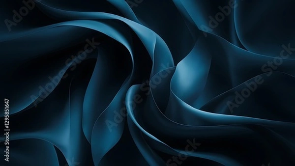 Fototapeta Dark blue gradient background