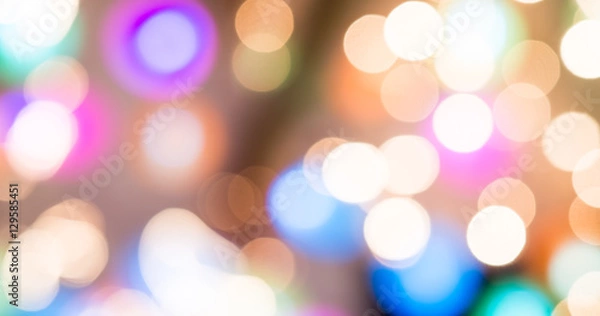 Obraz Glitter vintage lights background