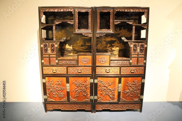 Fototapeta chinese type cabinet