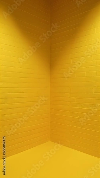 Obraz Plain yellow wall product background
