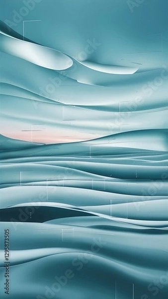 Obraz Abstract light blue background with copy space