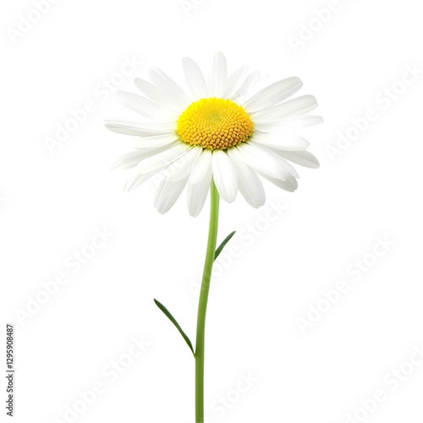 Fototapeta daisy isolated on white background