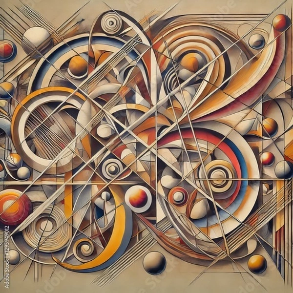 Fototapeta Late th Century Abstraction The diversification of abstract art