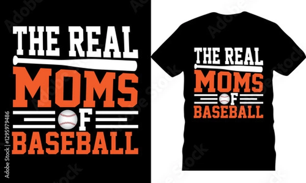 Obraz 
Baseball Typography Tshirt Design