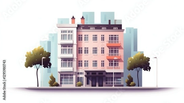 Obraz Building vector image