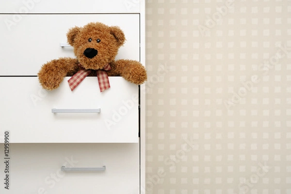 Obraz teddy bear in closet