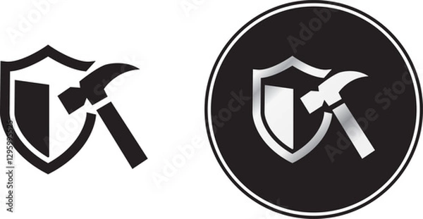 Fototapeta Durable construction icon , Vector illustration