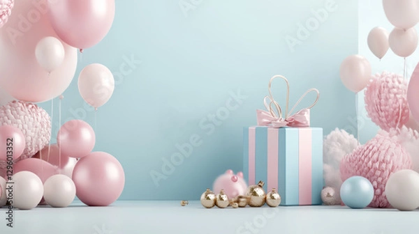 Fototapeta Shopping platform poster background