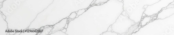 Fototapeta Close-up shot of marble texture in white and grey tones, elegant, background