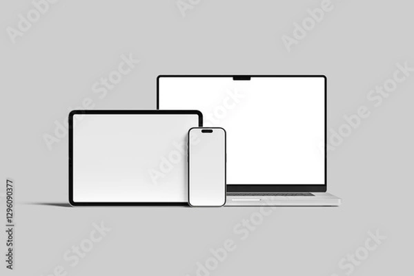 Obraz Blank Multi Device Mockup