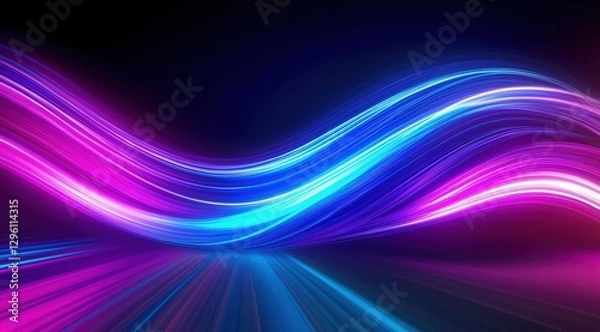 Obraz abstract light wave background