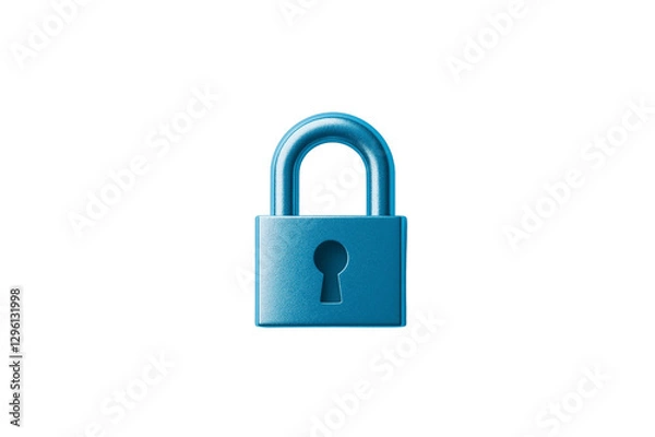 Obraz padlock isolated on white