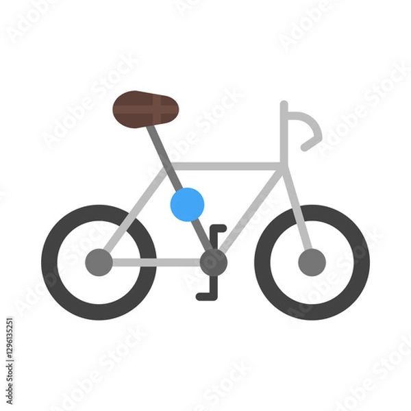 Fototapeta Cycle flat icon