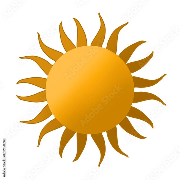 Obraz sun vector illustration