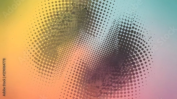 Fototapeta halftone dots background