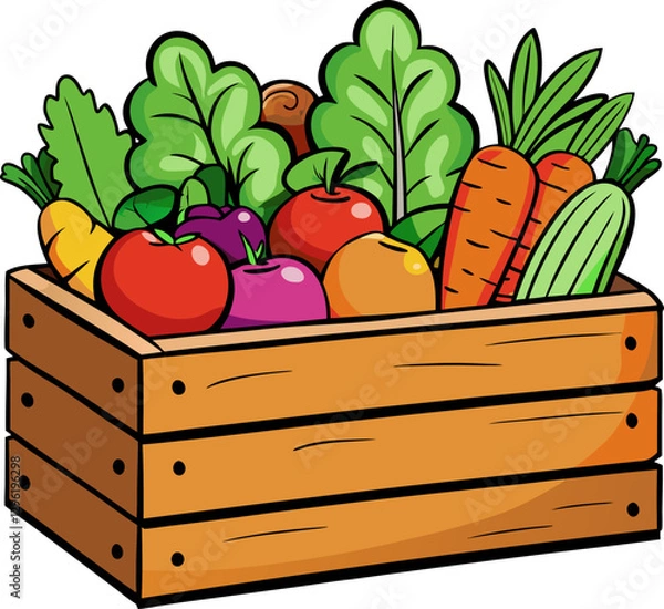 Fototapeta Cute Cartoon vector 