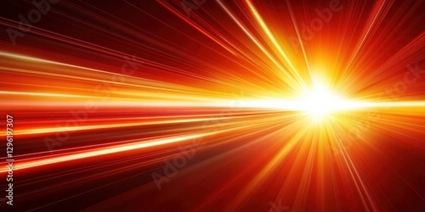 Fototapeta Red line of light speed motion background. red fast movement background design faster. concept texture of digital technology speedy move and space black