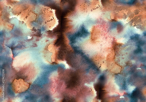 Fototapeta Color ink seamless background