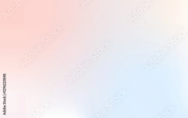 Fototapeta Light gradient vector banner. Pastel purple blur backdrop. Background abstract pink sky. Soft blurred light bg. Blurred color simple wallpaper. Pastel gradation water cover design