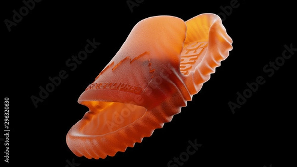 Obraz Chancleta de goma translucida 