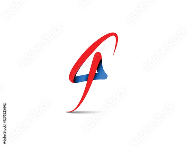 Fototapeta G Logo Branding Identity Corporate Vector Font Design.