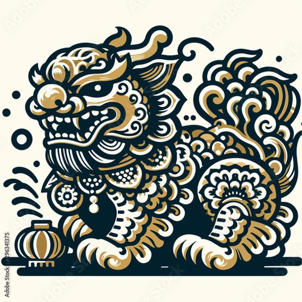 Obraz chinese style dragon