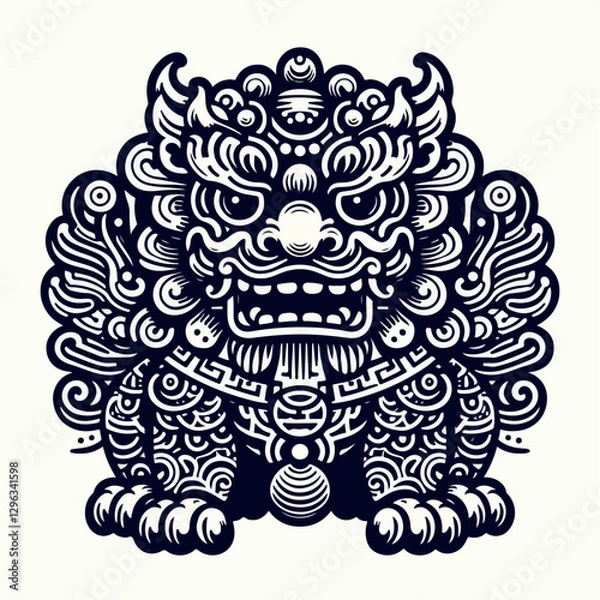 Obraz chinese style dragon