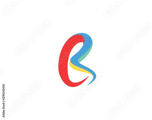 Fototapeta C R Logo Branding Identity Corporate Vector Font Design.