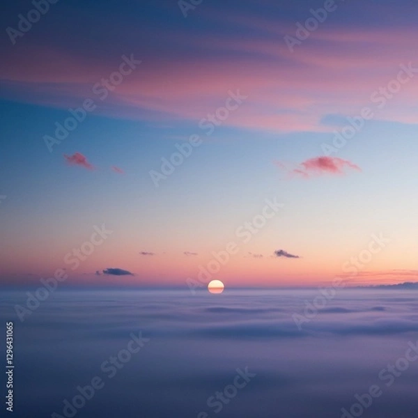 Fototapeta The beautiful evening sunlight