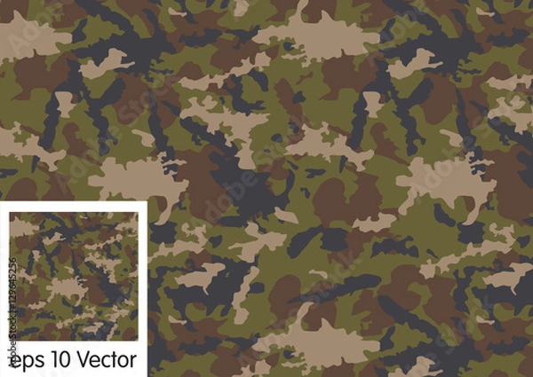 Fototapeta Camouflage pattern vector