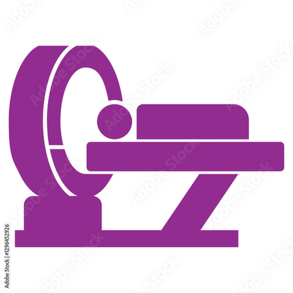 Fototapeta Tomography, mri, scan icon