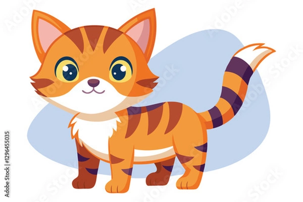 Fototapeta Realistic Cat vector illustration